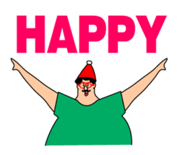 Happy cute Sumo wrestler sticker #15803421