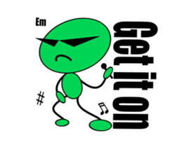 Moving Singer Stickman Vol.1 English Ver sticker #15803449