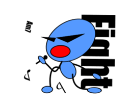 Moving Singer Stickman Vol.1 English Ver sticker #15803459