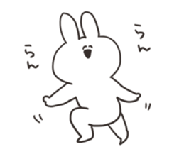 The rabbit which escapes sticker #15803667