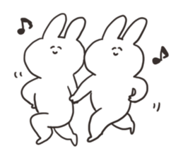 The rabbit which escapes sticker #15803669