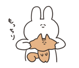 The rabbit which escapes sticker #15803681