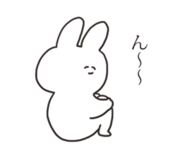 The rabbit which escapes sticker #15803685