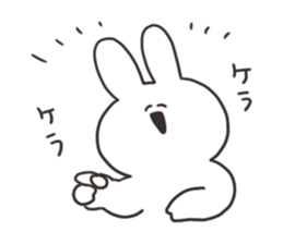 The rabbit which escapes sticker #15803687