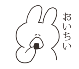 The rabbit which escapes sticker #15803689