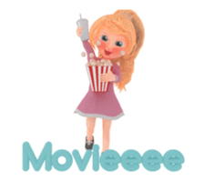 Blondy lady: animated stickers sticker #15803752