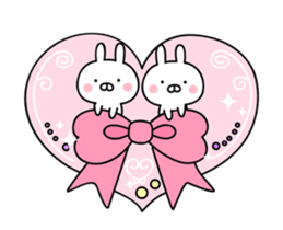 It moves cute! Cat bunny.7nd sticker #15803890