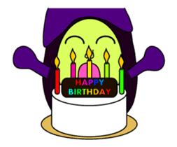 Irregular eggplants pack2 sticker #15804074