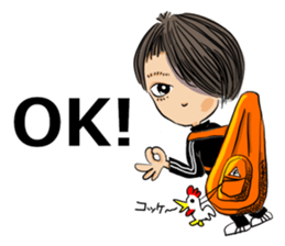 Hey! "Fencing Gal" sticker #15804124