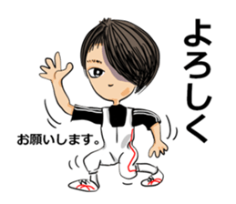 Hey! "Fencing Gal" sticker #15804131