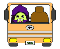 Irregular eggplants pack4 sticker #15804381