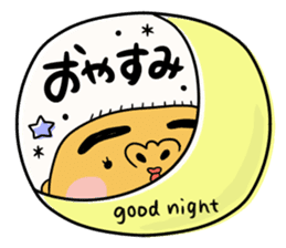 mayuge bouzu kun sticker #15804406