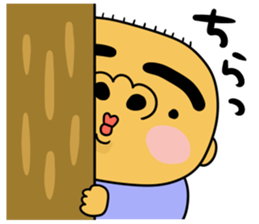 mayuge bouzu kun sticker #15804416