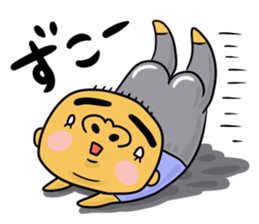 mayuge bouzu kun sticker #15804435