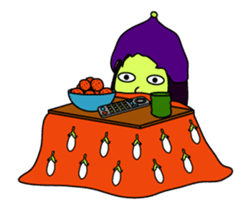 Irregular eggplants pack3 sticker #15804473