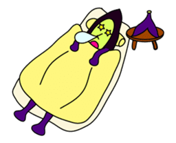 Irregular eggplants pack3 sticker #15804477