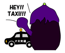 Irregular eggplants pack3 sticker #15804479