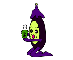 Irregular eggplants pack3 sticker #15804481