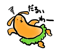 carrot-rabbit sticker #15804988