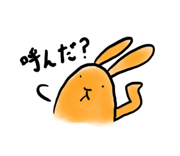 carrot-rabbit sticker #15804990