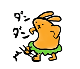 carrot-rabbit sticker #15804994