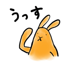 carrot-rabbit sticker #15804996