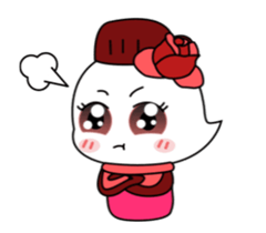 Roses roses, I love you sticker #15805219