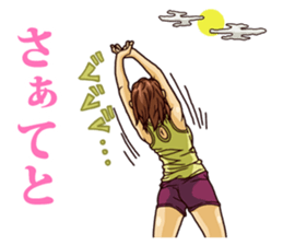 The occurrence during running 6 sticker #15805302
