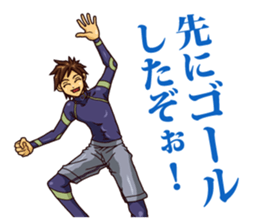 The occurrence during running 6 sticker #15805304