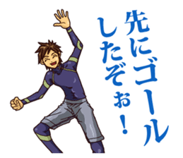 The occurrence during running 6 sticker #15805304