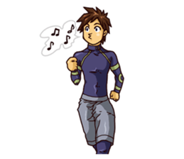 The occurrence during running 6 sticker #15805306