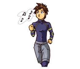 The occurrence during running 6 sticker #15805306
