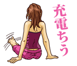 The occurrence during running 6 sticker #15805311