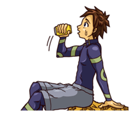 The occurrence during running 6 sticker #15805314