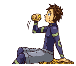 The occurrence during running 6 sticker #15805314
