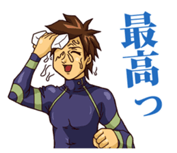 The occurrence during running 6 sticker #15805324