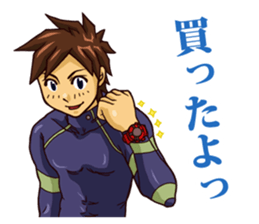 The occurrence during running 6 sticker #15805326