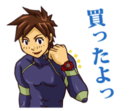 The occurrence during running 6 sticker #15805326