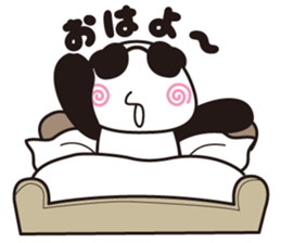 Low vision panda Yokka-chan sticker #15805879