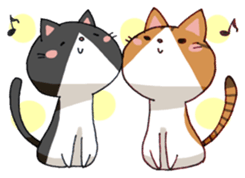 u-nya&ku-nya sticker #15806782