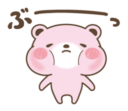 Loose pink bear sticker #15807541