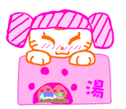Stealing money cat Asha+Emily And Alger sticker #15808063