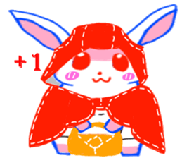 Stealing money cat Asha+Emily And Alger sticker #15808070