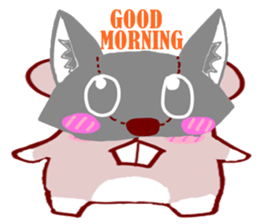 Stealing money cat Asha+Emily And Alger sticker #15808071
