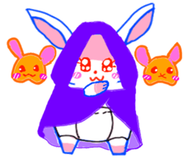 Stealing money cat Asha+Emily And Alger sticker #15808074