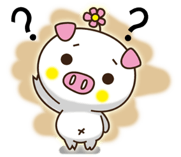 Flattery floral wild boor sticker #15808445