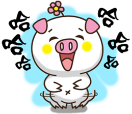 Flattery floral wild boor sticker #15808447