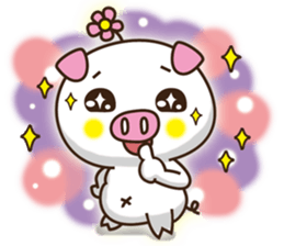 Flattery floral wild boor sticker #15808451