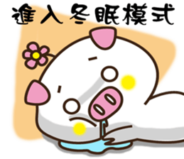 Flattery floral wild boor sticker #15808468