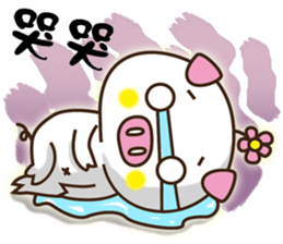 Flattery floral wild boor sticker #15808477